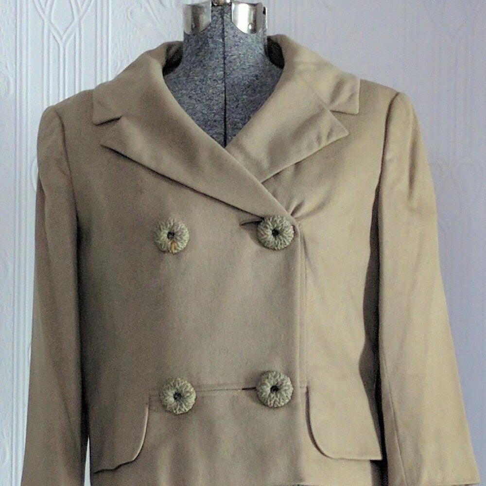 60's cashmere and silk Lord and Taylor Seymour Fox cropped Jacket small/medium